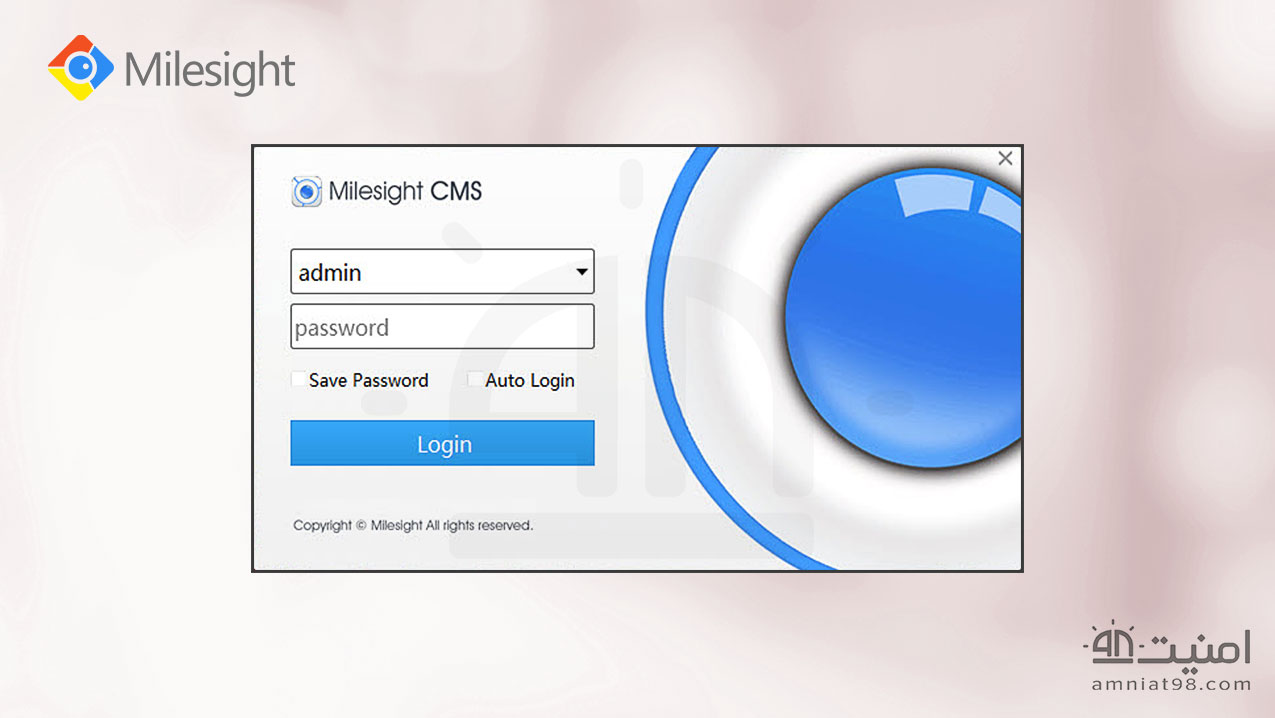 Milesight CMS 2.4.0.5 نرم افزار مدیریت تصاویر مایل سایت-نسخه ویندوز